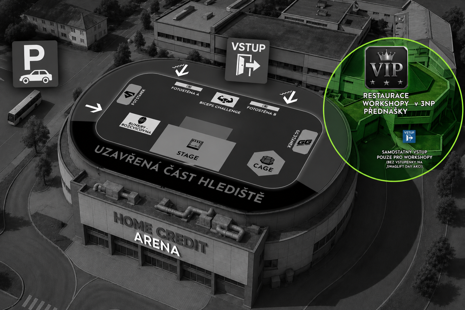 Home Credit Arena - workshopy